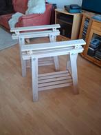 Ikea Schragen - Berkenhout - Zo goed als nieuw, Ophalen of Verzenden, Zo goed als nieuw