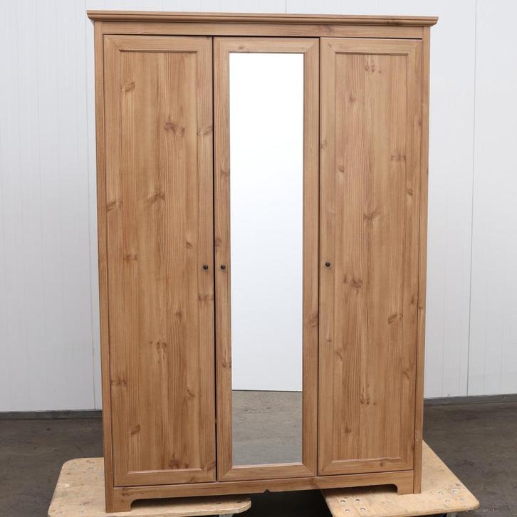 Kledingkast Ikea met spiegel - aspelund, Huis en Inrichting, Kasten | Kledingkasten, Gebruikt, 150 tot 200 cm, 100 tot 150 cm