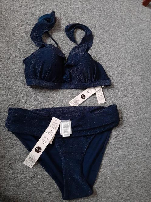 Zwemset bikinitop en zwembroekje wibra, Kleding | Dames, Badmode en Zwemkleding, Nieuw, Bikini, Blauw, Ophalen of Verzenden