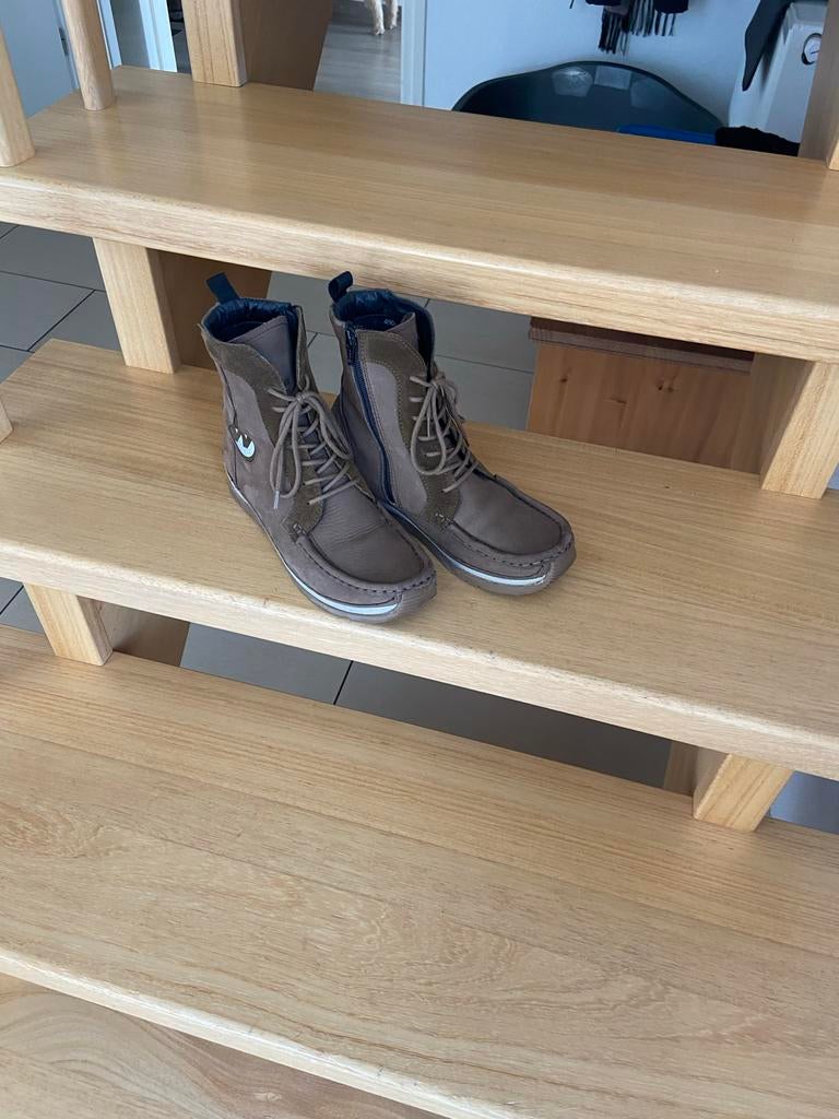 Wolky Laarsjes Maat 37 - Zo Goed Als Nieuw!, Ophalen, Zo goed als nieuw, Bruin, Lage of Enkellaarzen