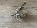 Vintage 60's zilver Zilveren Metalen Haan - Silverplated, Antiek en Kunst, Curiosa en Brocante, Ophalen of Verzenden
