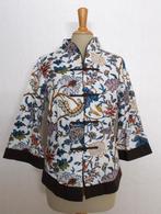 Apart kimono top/jasje met leuke print! M/L, Maat 38/40 (M), Bruin, Verzenden, Zo goed als nieuw