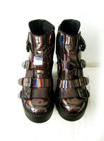plateau laarzen mermaid unicorn dollskill cyber goth festiva, Overige kleuren, Verzenden, Lage of Enkellaarzen, Zo goed als nieuw