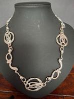 Prachtig handgemaakt collier van alpaca zilver., Overige materialen, Verstelbaar, Nieuw, Ophalen of Verzenden