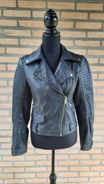 Zara Woman Echte Leren Biker Jack / Jas, Zara, Gedragen, Jasje, Ophalen of Verzenden