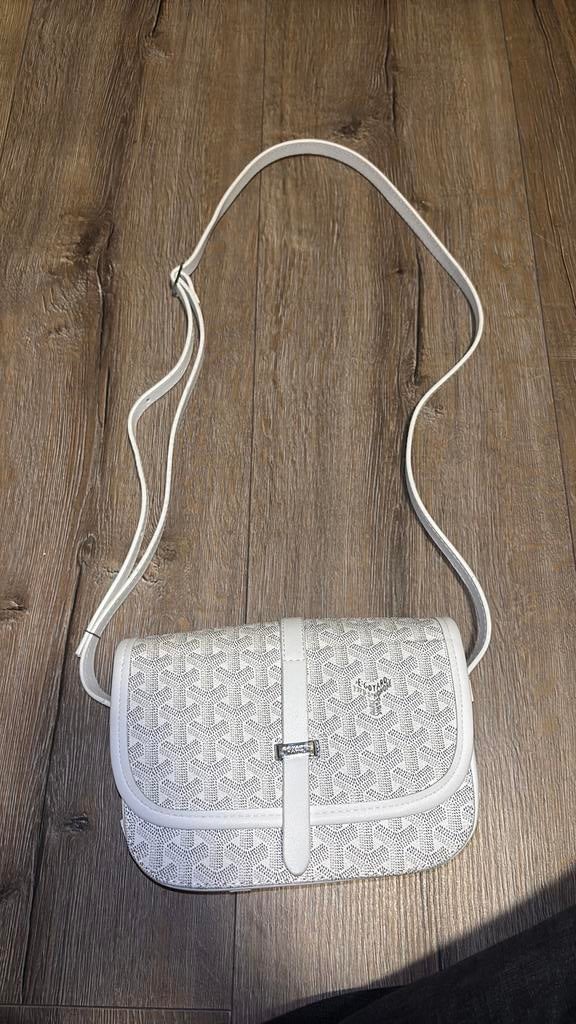 Goyard tas wit, Ophalen of Verzenden, Zo goed als nieuw, Wit, Overige merken
