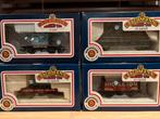 Bachmann 4x engelse goederen wagons, Hobby en Vrije tijd, Modeltreinen | H0, Treinset, Gelijkstroom, Zo goed als nieuw, Verzenden