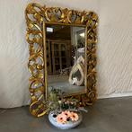 Barok spiegel - houten lijst - Goud - 120 x 90 cm- TTM Wonen, TTM Wonen, Meubels – (Perzische) Tapijten en Woonaccessoires, Nieuw