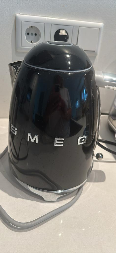 Smeg Waterkoker – Zwart – Retro Design, Witgoed en Apparatuur, Waterkokers, Zo goed als nieuw, Ophalen