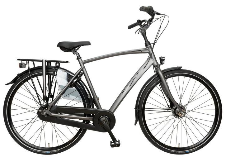 Burgers Urban grijs heren 60cm 28inch, Fietsen en Brommers, Fietsen | Heren | Herenfietsen, Nieuw, Overige merken, 57 tot 61 cm