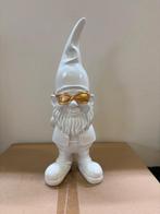 Witt Goud Tuinkabouter met zonnebril - 41cm - Tuindecoratie, Tuin en Terras, Ophalen of Verzenden, Nieuw, Kunststof, Tuinkabouter