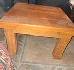 Eiken bijzettafel, Huis en Inrichting, Tafels | Bijzettafels, Ophalen, Vierkant, 45 tot 60 cm