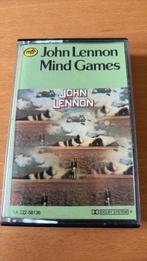 John Lennon muziek cassette mind games 12 tracks dolby, Cd's en Dvd's, Cassettebandjes, Gebruikt, Ducoso, 1 bandje, Ophalen of Verzenden