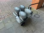 JUN AIR Stille compressor 4 kops, Doe-het-zelf en Verbouw, Compressors, Gebruikt, 10 bar of meer, Ophalen of Verzenden, Minder dan 200 liter/min