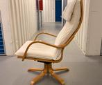 Swivel Rocker POÄNG chair vroegere POEM model van Ikea, Huis en Inrichting, Fauteuils, Metaal, Minder dan 75 cm, Zo goed als nieuw