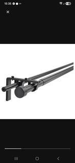 Gordijnroede zwart, Zwart, Zo goed als nieuw, Minder dan 100 cm, 50 tot 100 cm