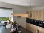 Hanglamp eiken Led-wood, Huis en Inrichting, Lampen | Hanglampen, Ophalen, Zo goed als nieuw, Metaal, Minder dan 50 cm