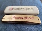 Hohner “Golden Melody”. In origineel doosje. Beide netjes., Muziek en Instrumenten, Ophalen of Verzenden, Zo goed als nieuw, C-mondharmonica