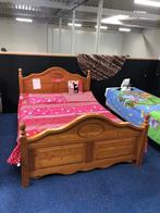 Grenen bed 2p mp 173 WD-028, Ophalen, 180 cm of meer, 85 tot 100 cm, Matras