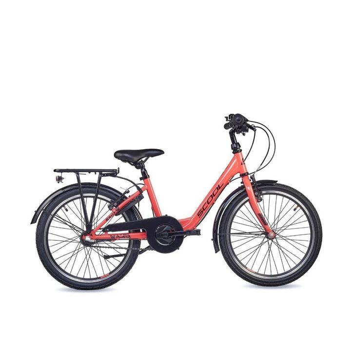 Scool Chix 24'' n3 Meisjes Coral/Dark Red 2025, Fietsen en Brommers, Fietsen | Meisjes, Nieuw