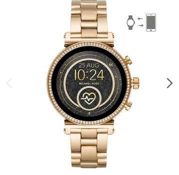 Michael Kors Sofie Smartwatch - Stijlvol! Ruilen mogelijk! beschikbaar voor biedingen