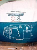 Decathlon Campingshelter 3x3m - Arpenaz Fresh, Caravans en Kamperen, Tenten, Ophalen of Verzenden, Zo goed als nieuw, Tot en met 4