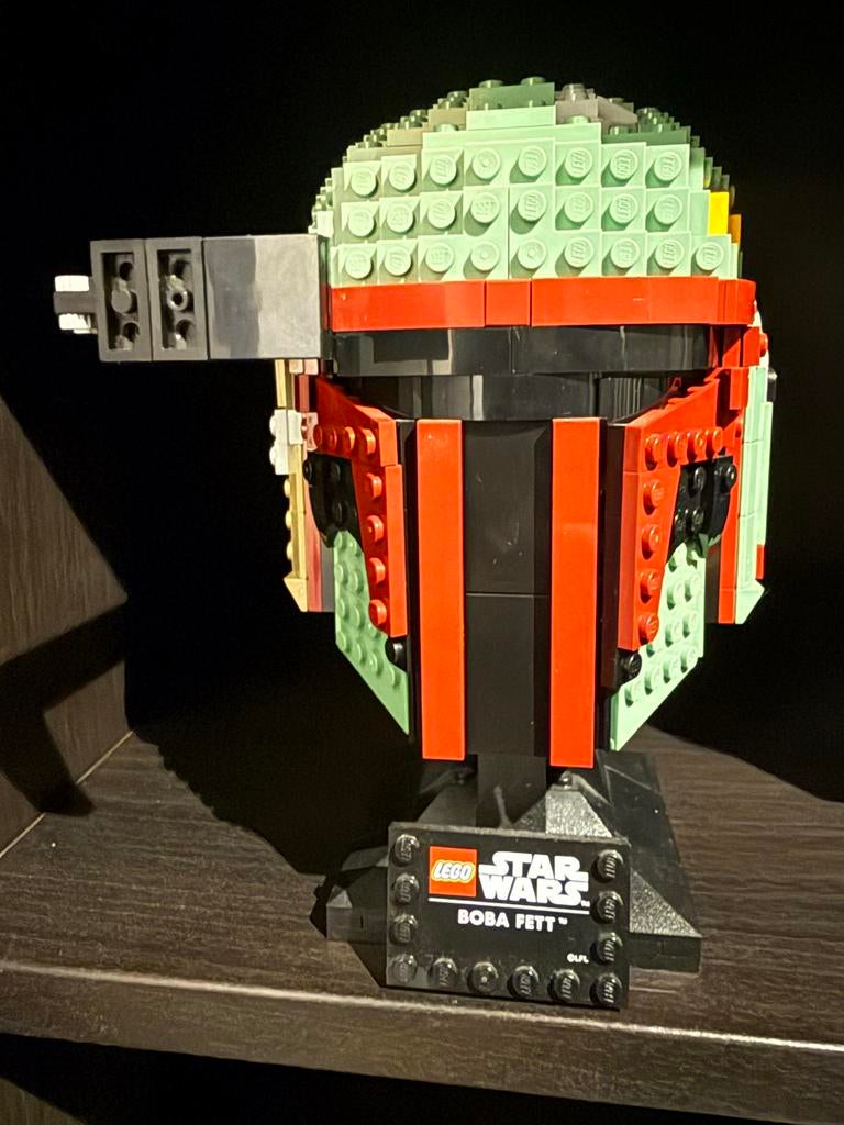 Lego Star Wars Boba Fett Helm, Kinderen en Baby's, Speelgoed | Duplo en Lego, Ophalen of Verzenden, Zo goed als nieuw, Complete set