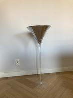 Vaas Martiniglas / champagneglas / 90 cm hoog, Huis en Inrichting, Woonaccessoires | Vazen, Glas, Zo goed als nieuw, Ophalen