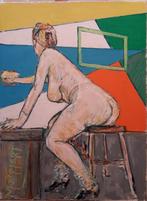 naakt- drie /acht., Antiek en Kunst, Ophalen of Verzenden
