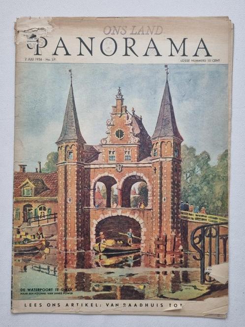 Ons Land Panorama familieblad, 1936, Boeken, Tijdschriften en Kranten, Gelezen, Overige typen, Ophalen of Verzenden