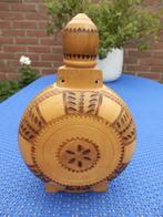 Roemeense Houten Drank kruik 27 cm, Ophalen of Verzenden