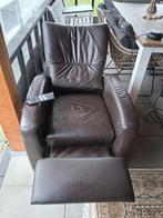 Leren Relaxfauteuil, Gebruikt, Minder dan 75 cm, Leer, Ophalen of Verzenden