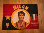 Marco van Basten vlag Ac Milan, Verzamelen, Ophalen of Verzenden, Buitenlandse clubs, Overige typen