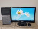 Snelle Dell Pc Win10/11 LCD 22 Inch 2 x SSD/HDD Koopje, Gebruikt, Met monitor, 8 GB, Ophalen of Verzenden