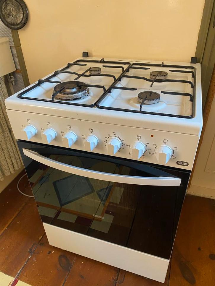 Zanussi Fornuis - koopje van de week - nochris 2.0, Witgoed en Apparatuur, Fornuizen, Gebruikt, Vrijstaand, Gas, 4 kookzones, 85 tot 90 cm