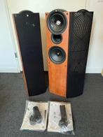 KEF Q5 luidsprekers, Audio, Tv en Foto, Luidsprekers, Zo goed als nieuw, 120 watt of meer, Front, Rear of Stereo speakers, Ophalen
