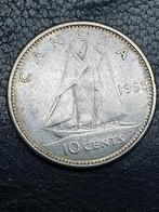 10 cents 1965 Canada zilveren munt, Postzegels en Munten, Munten | Amerika, Ophalen of Verzenden, Noord-Amerika, Losse munt