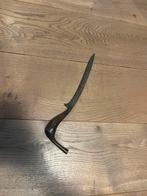 Antiek vechtmes / jachtmes (19e eeuw–handgesmeed pistol-grip, Ophalen of Verzenden