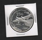 Zilveren 25 Gulden 1994 Antillen Pracht Munt Schaars, Koningin Beatrix, Zilver, Ophalen of Verzenden, Losse munt