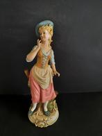 Beeld Dame van Porselein in Dirndl, Ophalen of Verzenden, Zo goed als nieuw, Mens