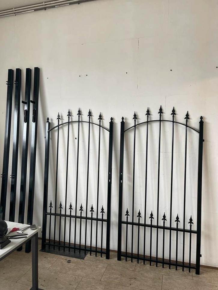 Sierpoort 1 meter breed 1.80 hoog op maat, Tuin en Terras, Tuinpoorten, Nieuw, Looppoort, IJzer, 100 tot 150 cm, 200 cm of meer