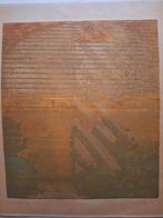 Abstracte Ets van graficus Jan Henkel, Ophalen of Verzenden