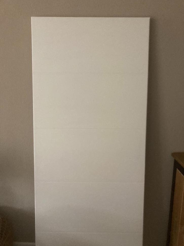 Hoge korting! Lundia Tre 2A01 opdekdeur rechts 201,5x78 wit, Doe-het-zelf en Verbouw, Deuren en Horren, Nieuw, Binnendeur, 200 tot 215 cm