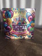 Diamond painting schitterende verjaardagskaart, Verzenden, Zo goed als nieuw, Overige thema's