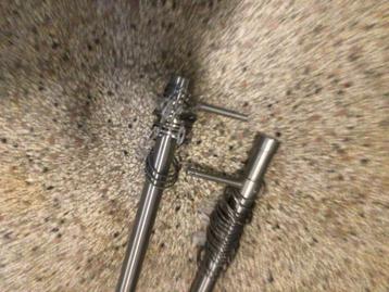 Gordijnrails, RVS. beschikbaar voor biedingen