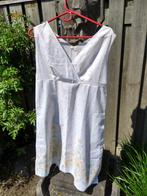 Origineel vintage mouwloos nachthemd negligé mt 42 (BP22), Ophalen of Verzenden, Wit, Nachtkleding
