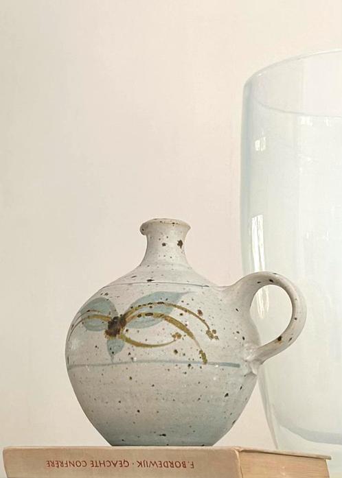 Kruik Joop Crompvoets uniek stuk serie Japanse stijl PERFECT, Antiek en Kunst, Kunst | Overige Kunst, Ophalen of Verzenden