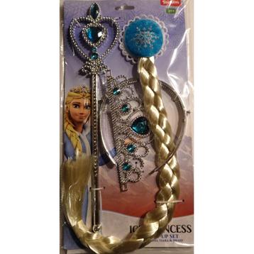 Nieuw ! 3 Delen Elsa Accessoires ,Vlecht, Tiara en Staf beschikbaar voor biedingen
