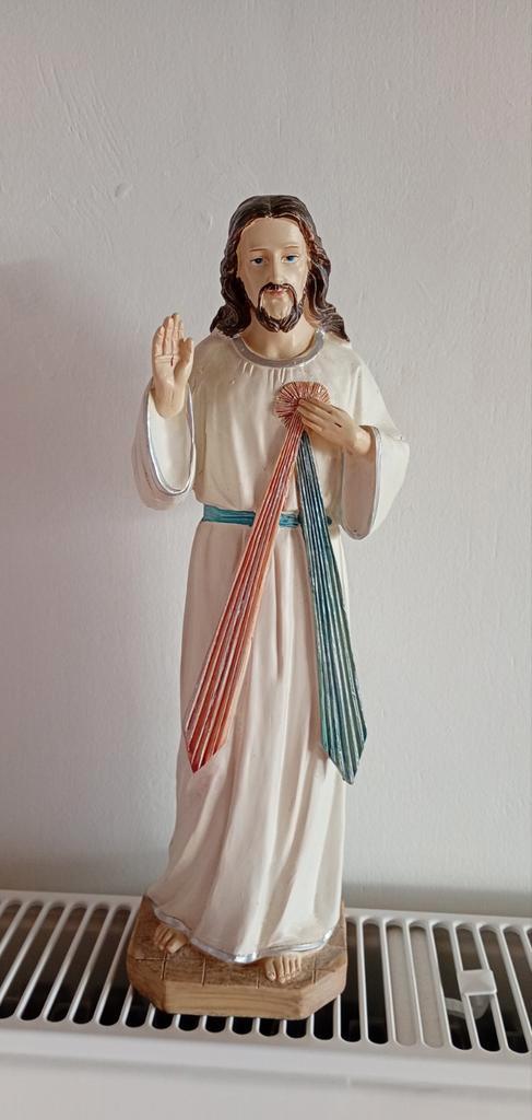 Barmhartige Jezus Christus Beeld - 30 cm, Antiek en Kunst, Antiek | Religie, Ophalen of Verzenden