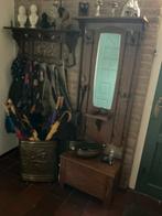 Antieke kastje, schommel, paraplubak & kapstok - set, Ophalen of Verzenden